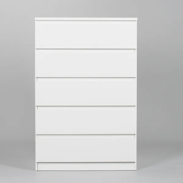 2.05.02.090.1 МАЛЬТА комод 5 ящиков 80х121 белый RU