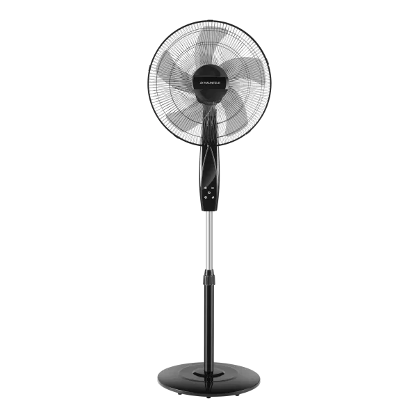 Напольный вентилятор с таймером и пультом MAUNFELD MSF403BR Черный