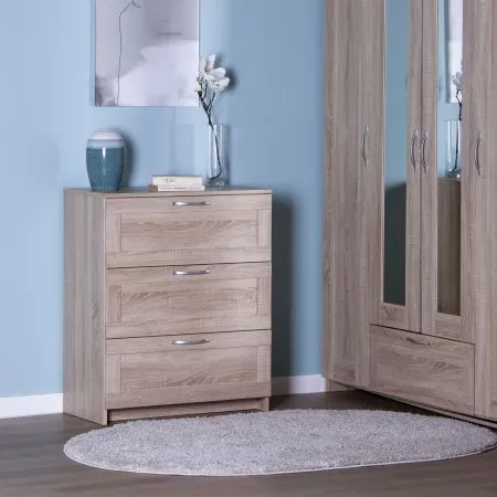 2.02.02.050.3 СИРИУС комод "3 ящика сонома RU"