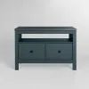 2.08.03.080.6 САГА тумба 2 ящика темно-бирюзовая RU