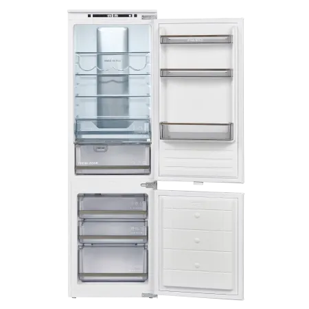 Холодильник-морозильник встраиваемый MAUNFELD MBF177NFWHGR Inverter Белый