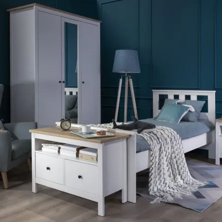 2.08.04.050.1 САГА кровать одинарная 90х200 белая