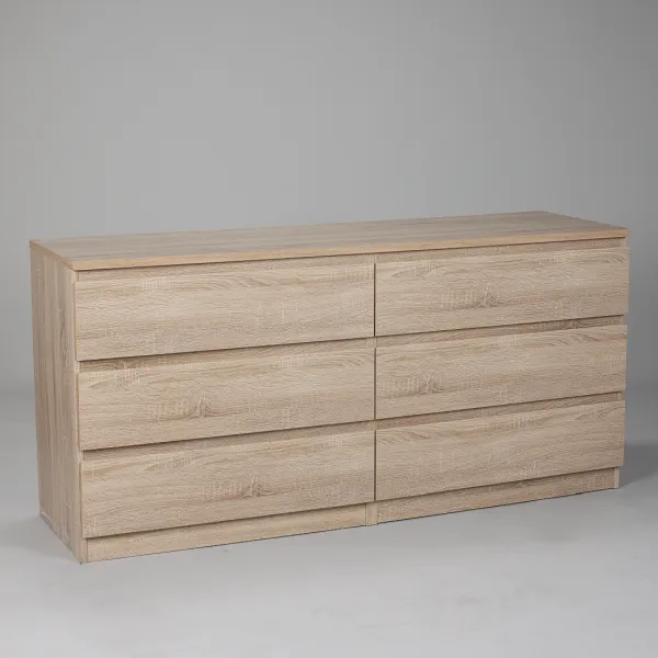 2.05.02.060.3 МАЛЬТА комод 6 ящиков 160х76 сонома RU