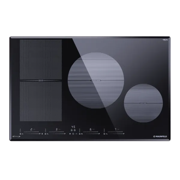 Индукционная варочная панель с Flex Zone и Booster MAUNFELD CVI804SFBK LUX Inverter Черный