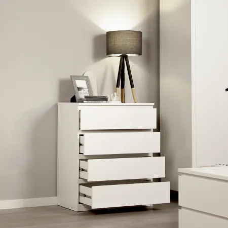 2.05.02.070.1 МАЛЬТА комод 4 ящика 80х99 белый RU