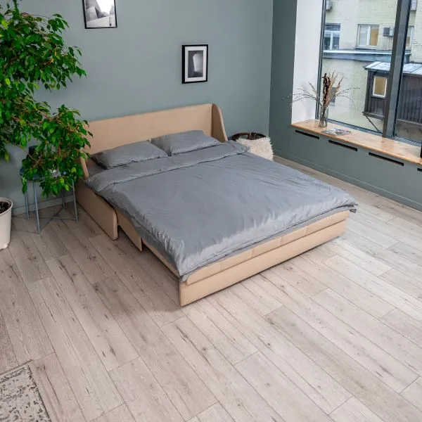 ТОКИО Диван прямой бежевый, 146 ППУ