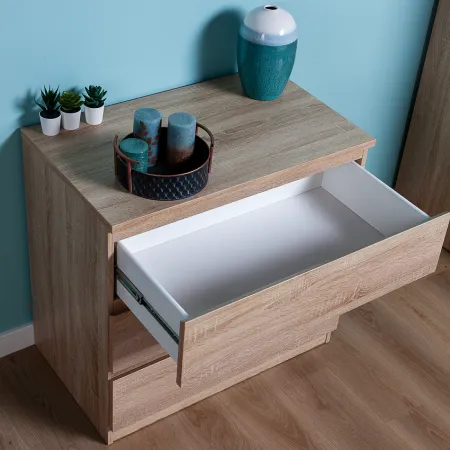 2.05.02.040.3 МАЛЬТА комод 3 ящика 80х76 сонома RU