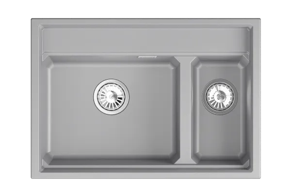 KS-7302i, ЧЁРНЫЙ  кухонная мойка, кварц