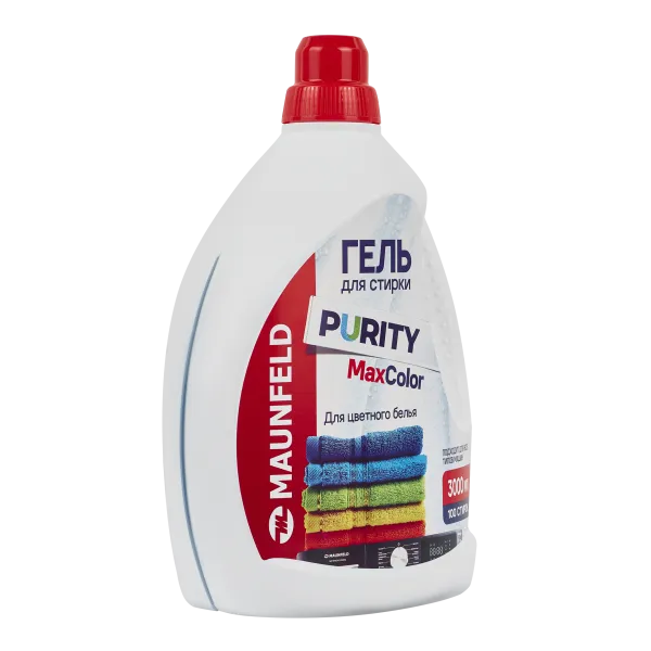 Гель для стирки Maunfeld Purity Max color 3000мл MWL3000PC Голубой