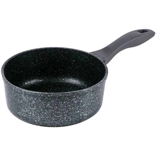 Ковш MAUNFELD GRETA MF18GRTT01SP из литого алюминия со стеклянной крышкой, 18 см, 1,6 л