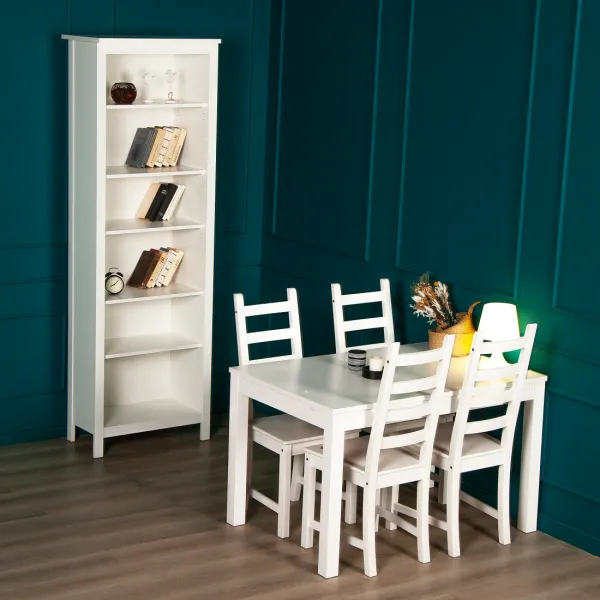 2.08.07.110.1 САГА стеллаж 70 белый RU