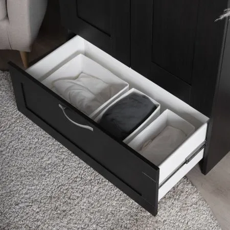 2.02.01.240.5 СИРИУС шкаф для одежды 2 двери и 1 ящик Дуб Венге RU