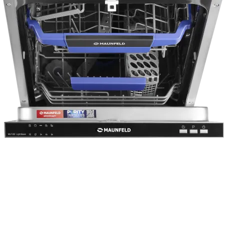 Посудомоечная машина c лучом на полу MAUNFELD MLP-08I Light Beam Нержавеющая сталь