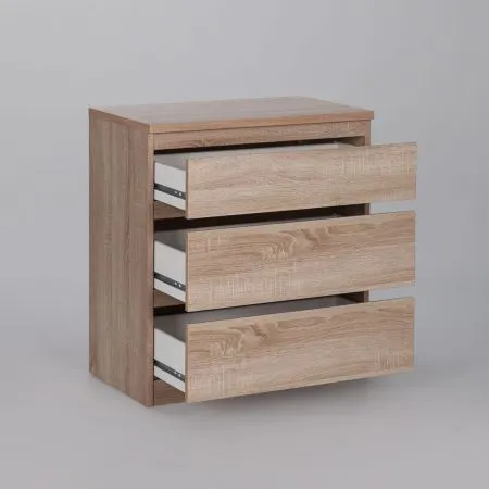 2.03.02.060.3 КАСТОР комод 3 ящика RU сонома