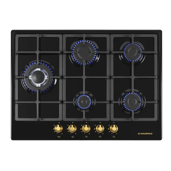 Газовая варочная панель MAUNFELD EGHE.75.33CR\G Черный