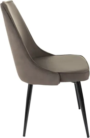 Стул для дома Бюрократ CH-K4_2 комплект 2шт коричневый Holland 74 металл черный на ножках (CH-K4_1/HL74_2)