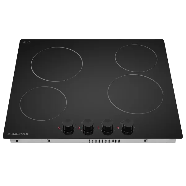 Электрическая варочная панель MAUNFELD CVCE594M Черный/черная фурнитура