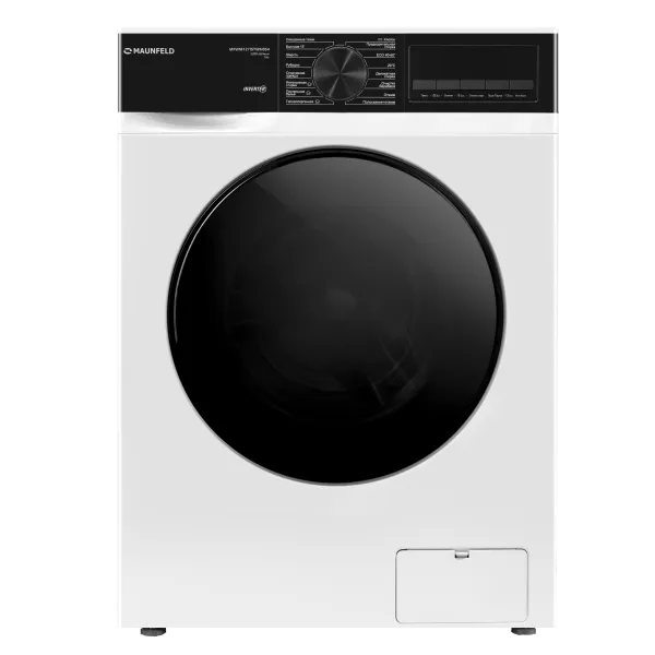 Стиральная машина с инвертором и паром MAUNFELD MFWM127ISTWH054 Белый