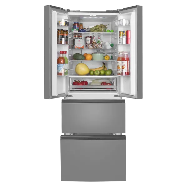 Холодильник-морозильник MAUNFELD MFF180NFE01 Нержавеющая сталь