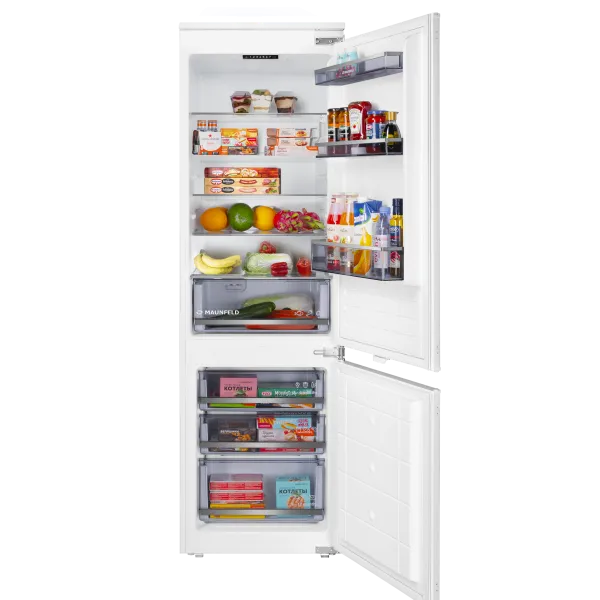 Встраиваемый холодильник с инвертором MAUNFELD MBF177SWGR Inverter Белый