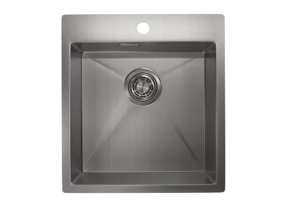 4600, СТАЛЬ САТИН, стальная кухонная мойка