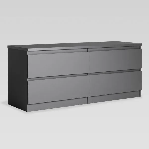 2.03.03.100.4 КАСТОР тумба 4 ящика RU серый