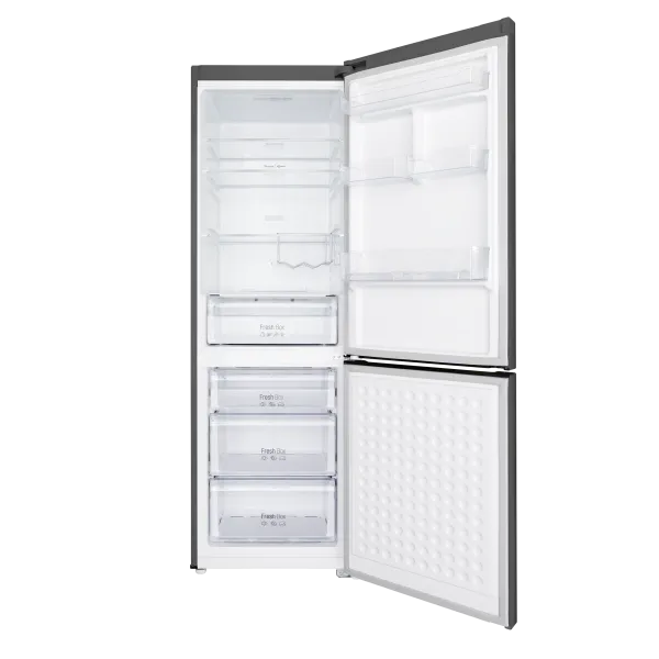 Холодильник-морозильник с инвертором MAUNFELD MFF187NFI10_1 Темная нержавеющая сталь