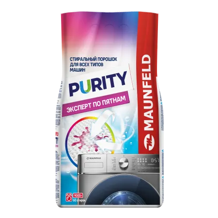 Стиральный порошок  Maunfeld Purity Эксперт по пятнам Automat 9000г MWP9000BM