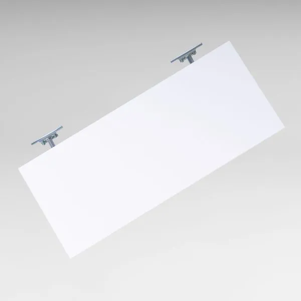 S00104 Фора 1.9 полка настенная 90х25х3.7, белый