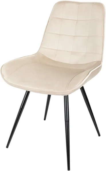 Стул для дома Бюрократ CH-K2_4 комплект 4шт бежевый Holland 06 металл черный на ножках (CH-K2_1/HL07_4)