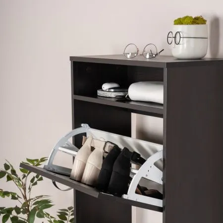 2.02.10.440.5 СИРИУС тумба для обуви 60х143 Дуб Венге RU