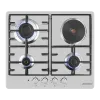 Комбинированная варочная панель MAUNFELD EEHS.64.3CS/KG Нержавеющая сталь