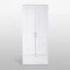 2.02.01.020.1 СИРИУС шкаф комбинированный "2 двери и 1 ящик белый RU"