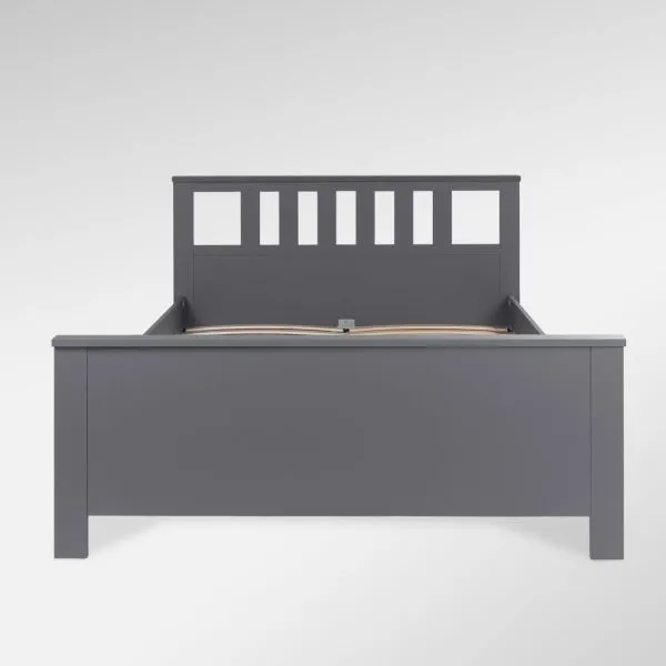 2.08.04.070.4 САГА кровать двойная 160х200 серая