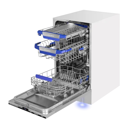 Посудомоечная машина с авто-открываниемMAUNFELD MLP45230 Light Beam Inverter Wi-Fi Нержавеющая сталь