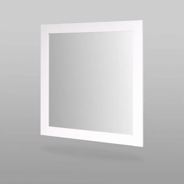 2.02.12.280.1 СИРИУС зеркало навесное 78х78 белое RU