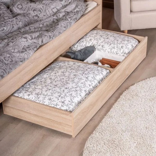 2.01.09.130.3 ОРИОН ящик под кровать выкатной 140 сонома RU