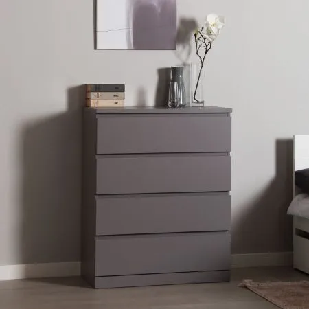 S01064 Варма 4 комод 80х100х40, серый