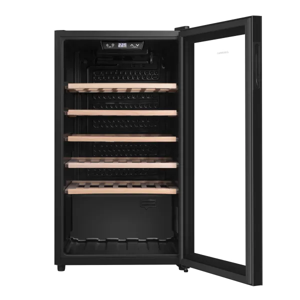 Винный шкаф MAUNFELD MFWC-124S56 Черный