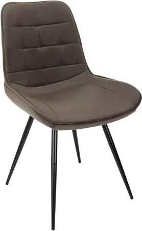 Стул для дома Бюрократ CH-K2_4 комплект 4шт коричневый Holland 74 металл черный на ножках (CH-K2_1/HL74_4)