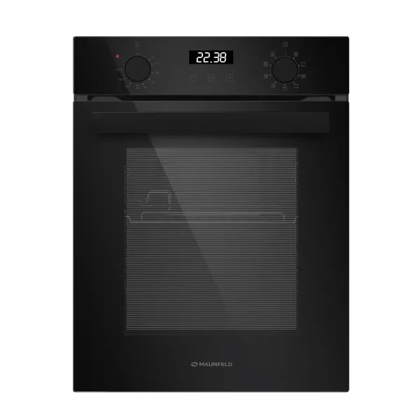 Шкаф духовой электрический MAUNFELD EOEM519P Черный/черная фурнитура