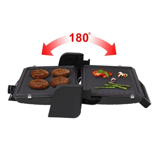 Гриль электрический MAUNFELD MGE2000BK Черный