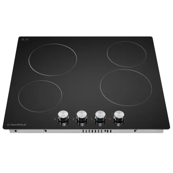 Электрическая варочная панель MAUNFELD CVCE594M Черный/ Нерж. сталь