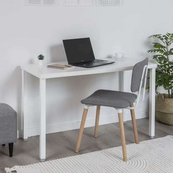 S00449 Ингар 1/ТТ стол письменный 120x75x55, белый