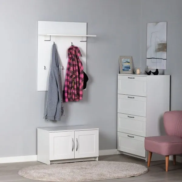 2.02.11.260.1 СИРИУС вешалка 78х100 белая RU