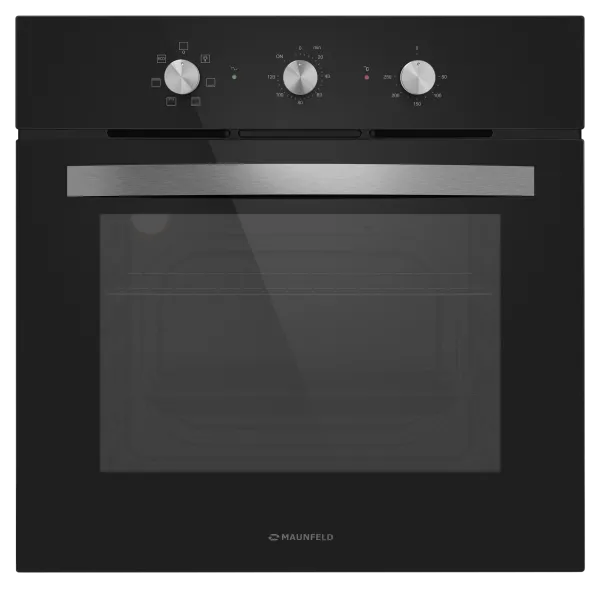 Шкаф духовой электрический MAUNFELD AEOC.575 Черный/ Нерж. сталь