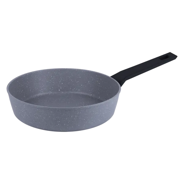 Сковорода глубокая FILIGRANA SAGA FG26SGA01DF из кованого алюминия, 26 см Серый