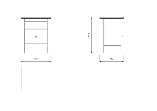 2.08.03.010.16 САГА тумба темно-бирюзовая/ясень RU