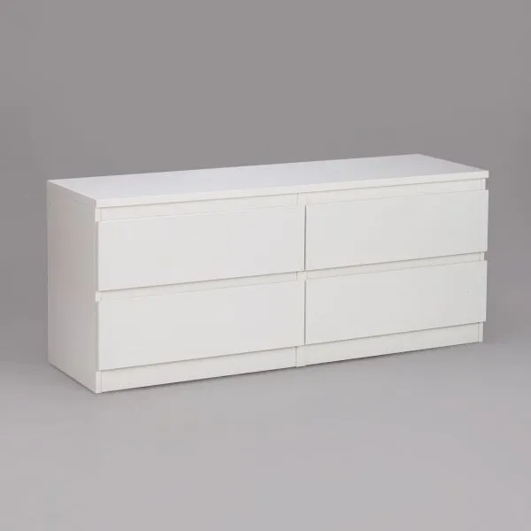 2.03.03.100.1 КАСТОР тумба 4 ящика RU белая