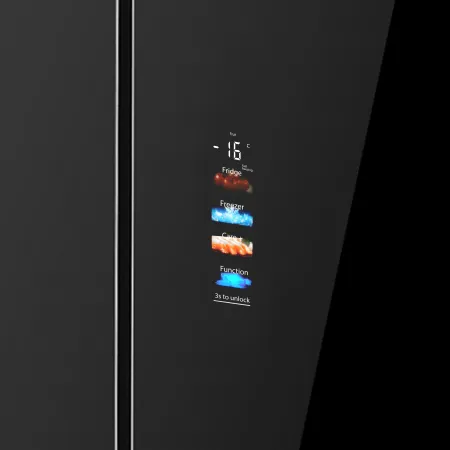 Холодильник с инвертором MAUNFELD MFF190NFD Черный